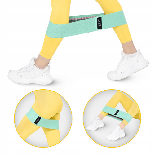 Резинка для фитнеса  4FIZJO Hip Band 3 шт Mix - фото №12